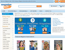 Tablet Screenshot of magazinedeals.com